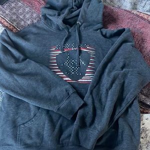 American flag ariat hoodie